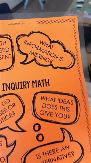 Inquiry math!!💭💭 💛💛Discover the fun of Inquiry Math! In this approach, you get to ask questions, explore ideas, and solve cool problems, all while learning math in a new way. Instead of just following steps, you’ll investigate and figure things out for yourself with your teacher’s help. It’s a great way to understand math better, think creatively, and enjoy learning. Inquiry Math makes math exciting and fun!💛💛 Inquiry math is a student-centered approach to learning math, where students exp