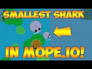 Mope.io // Smallest shark in mope? // Road to 0xp (30k xp)