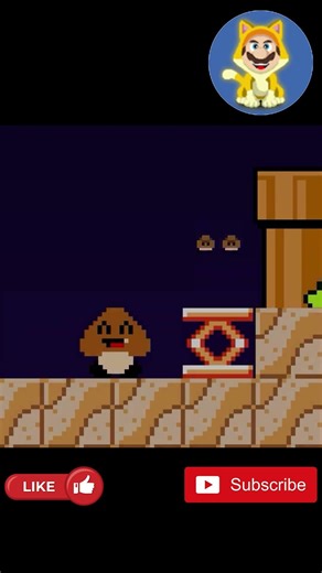 Mario had to admit defeat to Goomba's intelligence