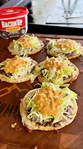67K views · 119K reactions | Little Big Mac Tacos! Grilling season here and the first big outdoor cooking holiday is this weekend. This recipe is perfect for groups and gatherings. Super easy prep and short cook time on the @webergrills griddle makes it great for bigger quantities. Throw some shredded lettuce and sauce on top, plate em’ up and enjoy! #memorialday #taco #burger #outdoorcooking #jesus #webergrills #griddlerecipes | Nicholas Perrone | Facebook