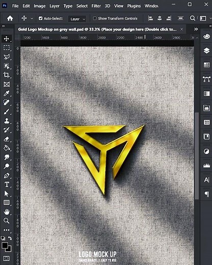 futuristic logo design in Photoshop! logo speed art 🚀