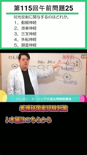 看護師国家試験 第115回午前問題25 切り抜き