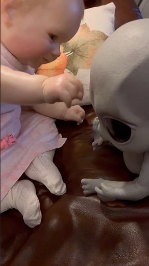 Baby hates aliens 👽 #reborndoll #rebornoriginal