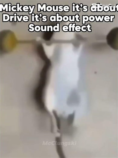 Mickey Mouse singing it’s abt drive it’s abt power sound effect