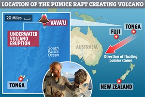 Enormous pumice raft bigger than Paris set to crash into Australia traced back to deep-sea volcano eruption