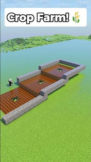 How to build EASY AUTOMATIC FARM.. 👨‍🌾🚜🐖 Minecraft AFK Wheat Farm #minecraft