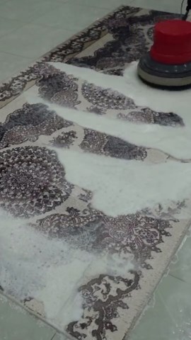 Mastering Rug Care: Skilled Workers Use Water Pressure for Deep Cleaning
