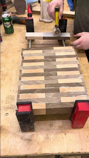 Making an end grain cutting board