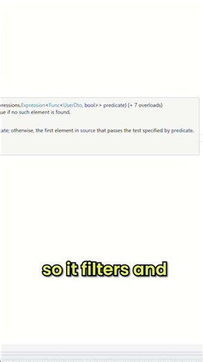 Stop Using Where().FirstOrDefault() - Use This Instead ⚡ #dotnet #coding #csharp