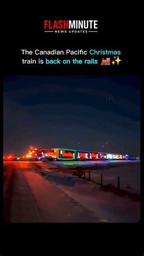 Canadian Pacific Christmas Train 2024 | A Moving Winter Wonderland 🚂✨#CPHolidayTrain #christmas