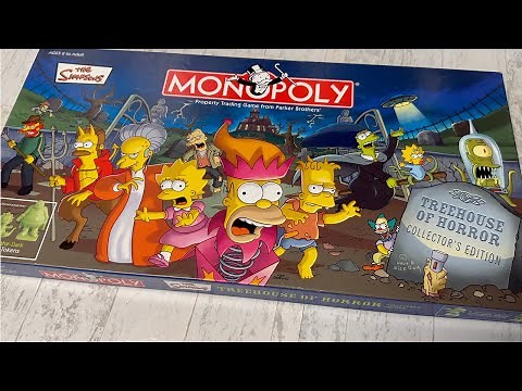 Simpson's Treehouse of Horror Halloween Monopoly Game Review