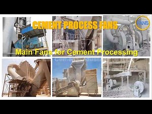 Cement Process Fans / Main Process Fans in Cement factory