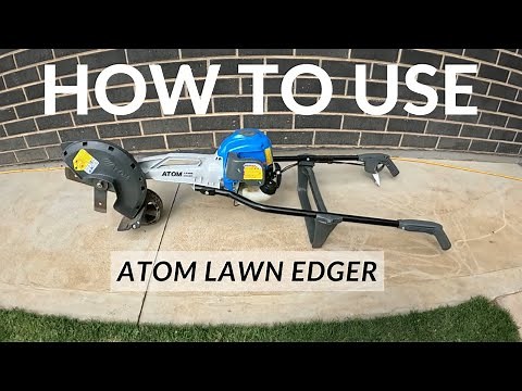 How to Use Atom Lawn Edger