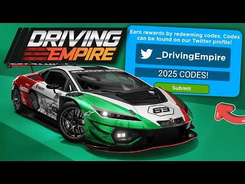 *EVERY* Working Code in Driving Empire!! (2025)