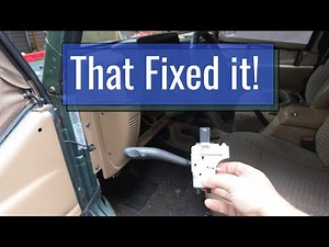 ✅ '99 Jeep TJ Turn Signals FIXED! Replacing the Multifunction Switch