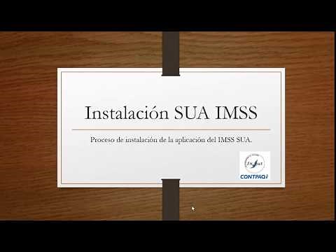 Instalación y actualización de SUA IMSS