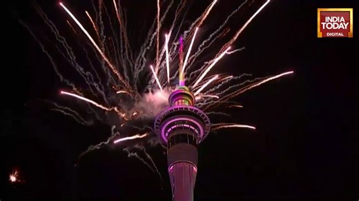 50K views · 1.2K reactions | #NewZealand became the first to enter 2025, marking the occasion with dazzling fireworks and cultural performances at #Auckland's iconic #SkyTower where thousands thronged as the sky lit up with vibrant colours. #HappyNewYear2025 #NewYear Details here - https://intdy.in/yzttmk | India Today | Facebook