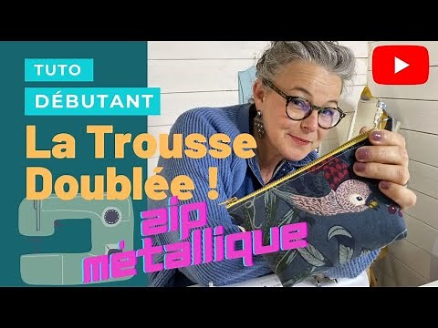 Sew a lined, zippered pouch with perfect corners (easy beginner sewing tutorial)