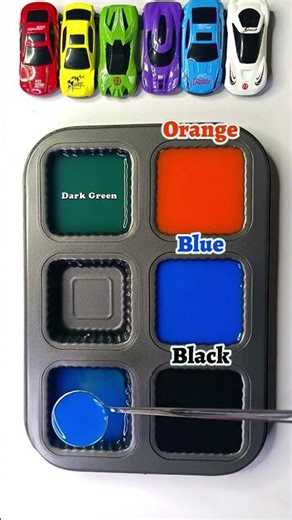 😍🎨 Mix the three colors Orange + Blue + Black to create truly surprising and interesting colors.