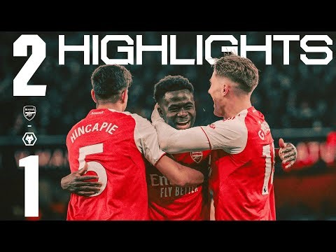 INJURY-TIME WINNER GIVES US ALL THREE POINTS 😍 | HIGHLIGHTS | Arsenal vs Wolves (2-1) | PL