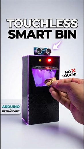 THIS TRASHCAN Opens Itself... NO TOUCH! 😱 #shorts