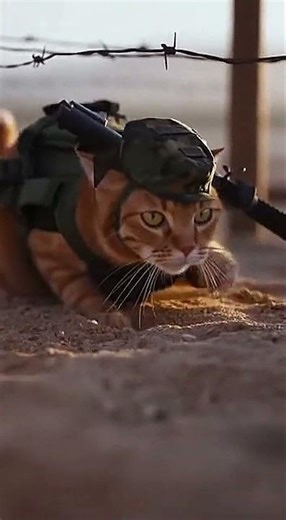 Military Cats in Training! 🐱💥 Tactical Cuteness Overload!