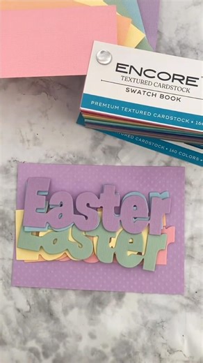 Handmade Easter Eclipse Card