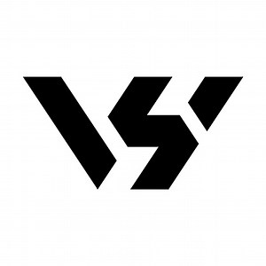 Monogram logo design.