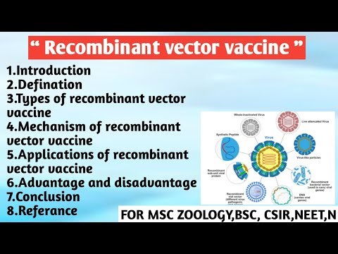 Recombinant vector vaccine | Types | Mechanism | Application | Advantage and Disadvantage