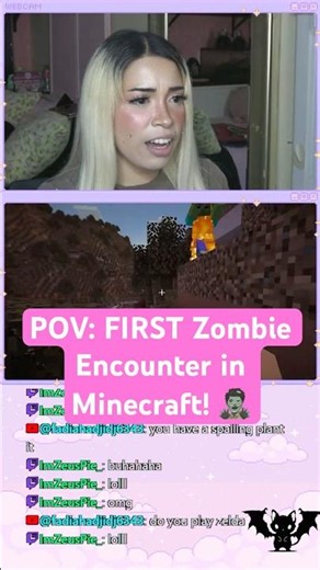 My FIRST Zombie Encounter in Minecraft! 🧟‍♂️😱 | Minecraft First Time Playing