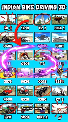 All new code 💥✅️ Indian bike driving 3d all new cheat code update + plugin cheat code #shorts