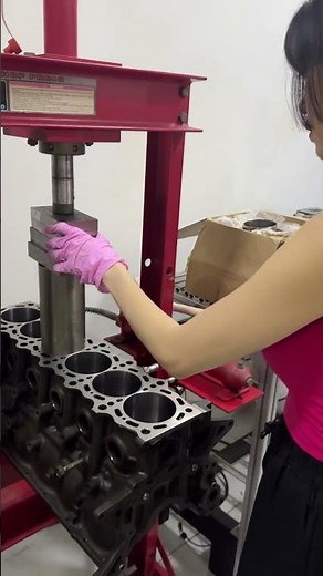 Engine block prep 1 JZ Resleeve Part 1