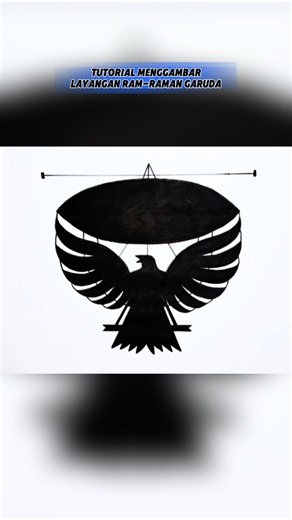 Drawing a Garuda Pancasila Ram-Raman Kite #kite