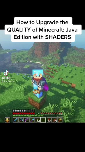 How to upgrade the GRAPHICS QUALITY of Minecraft: Java Edition with SH...