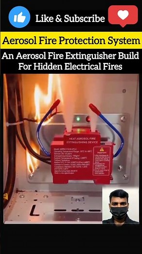 Aerosol Fire Protection System #FireSafety #ElectricalSafety #FireSuppression