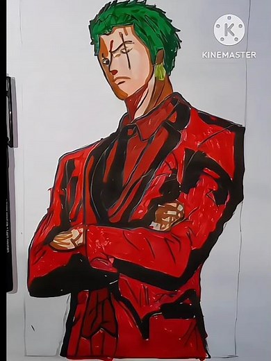 How to Draw Zoro Step by Step Easy Anime DrawingZoro Drawing & Coloring Tutorial One Piece ArtEasy
