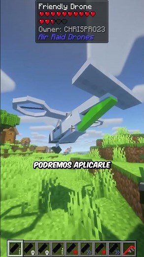 Smart drones in Minecraft