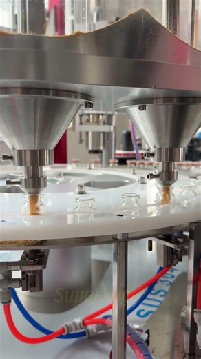 Double Head Small Dose Powder Filling Machine | Precision Auger Filling Process #fillingmachine