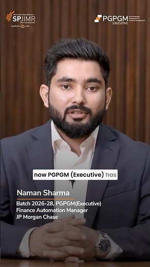 Hear from Our PGPGM Participants | SPJIMR Executive General Management Programme