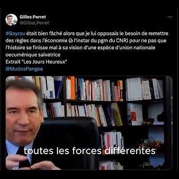 Bayrou... Les jours heureux ?