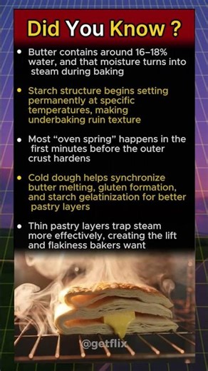Thin pastry layers trap steam more effectively