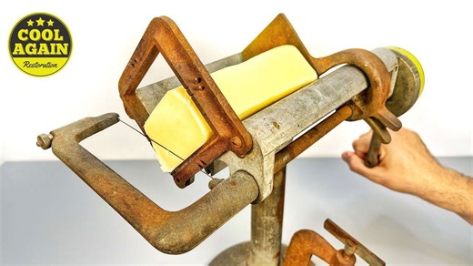 Restoring a 1905 cheese wire slicer - antique revival!