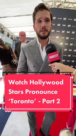 We Asked Celebrities To Pronounce 'Toronto' - Part 2 #Toronto #Narcity #Ontario #Canada #TIFF2022 #torontotiktok #kitharington #katebeckinsale #maemartin #redcarpet #torontointernationalfilmfestival