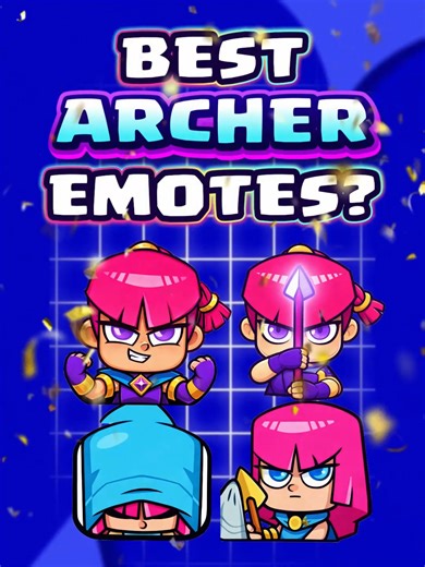 just got the best Archer Queen emotes in Clash Royale 👑🏹 This video shows some of the best Archer Queen reactions you can use in battles — confident, funny, and perfect for celebrating wins or reacting to intense moments! 🎮🔥 También muestro los mejores emotes de la Reina Arquera y cómo se ven dentro de las partidas. #clashroyale #clashroyaleemotes #clashroyaledaily #supercell #viral