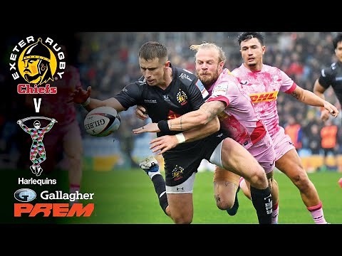 HIGHLIGHTS & REACTION: Exeter Chiefs v Harlequins | SLADE SCORES TWO TRIES! | Gallagher PREM 25/26