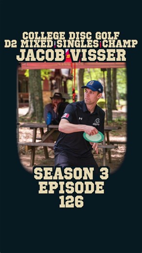 D2 college disc golf champion, Jacob Visser