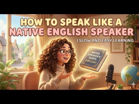 How to speak like a native english speaker | Slow and easy learning | English Podcast for beginners