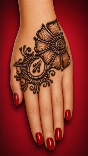 Beautiful front hand mehndi design 2026 l easy and simple bridal mehndi design l full hand mehndi ✨