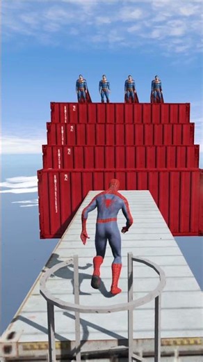 GTA 5 Epic Water Ragdolls Spiderman Jump/Fails Ep 7 #shorts
