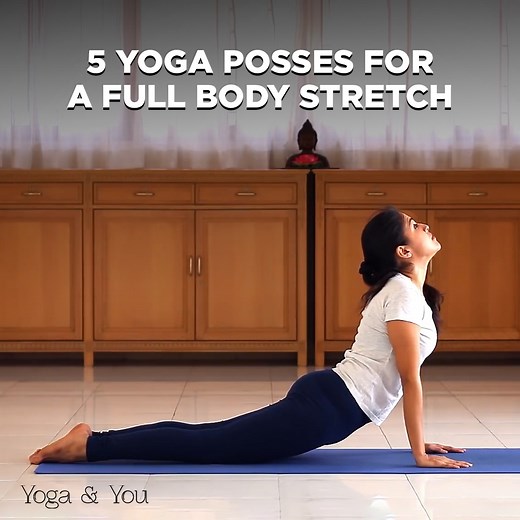 5 Yoga Poses for a full body stretch | Asanas for flexibility | Yoga Sequence to relax | Meditation With growing rigorous work schedules, tension and stiffness tends to build up in the body and escalate into affecting our overall health condition. A quick full body stretch can increase flexibility and help you function with great ease as it increases endorphins that help to reduce pain and enhance your mood. Here are 5 yoga poses for a full body Stretch that activates your nervous system and inc